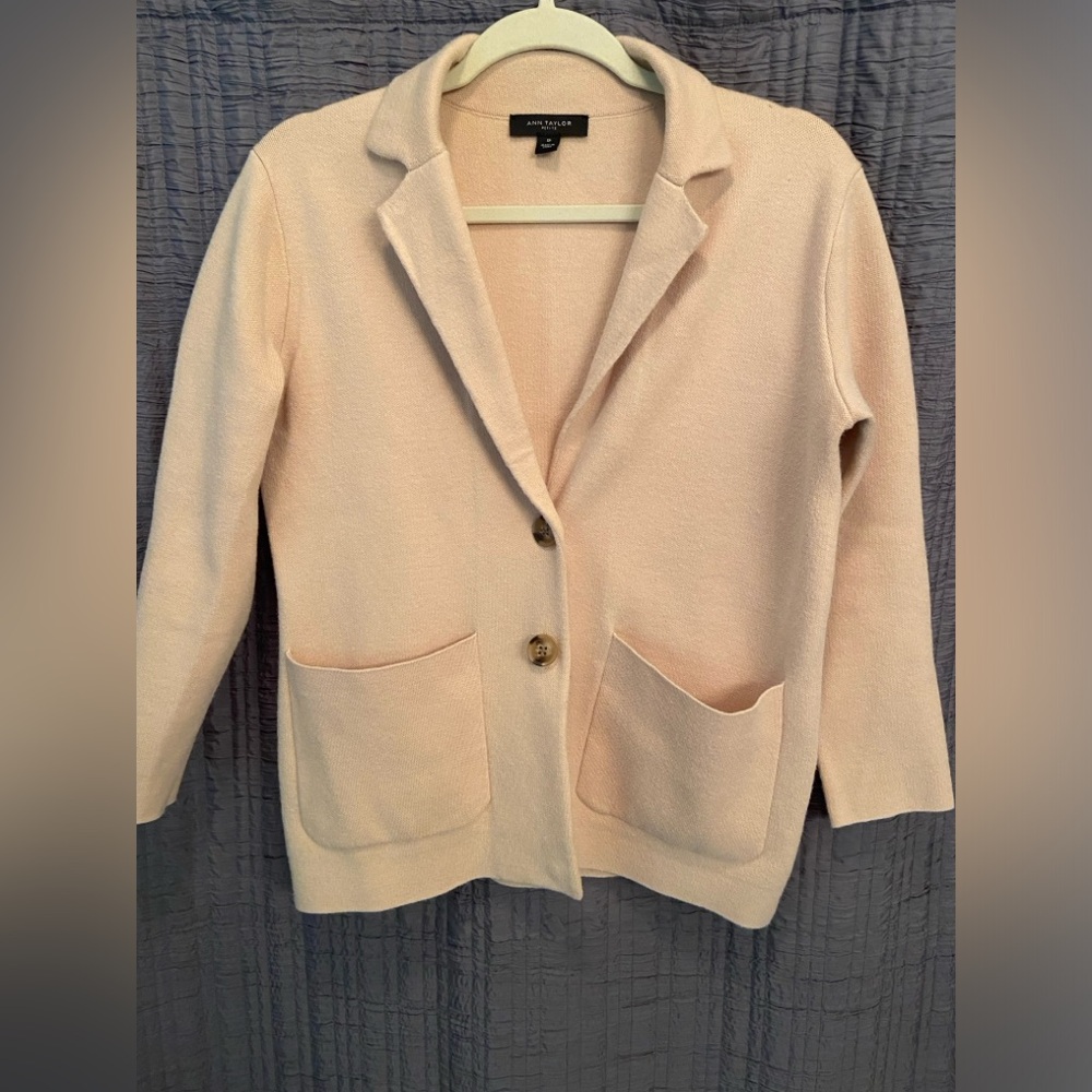 Ann Taylor sweater blazer